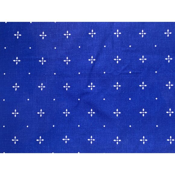 Country Stencil Pillow Cut and Sew panel 16 in Blue Red Bird Vintage - Picture 7 of 8